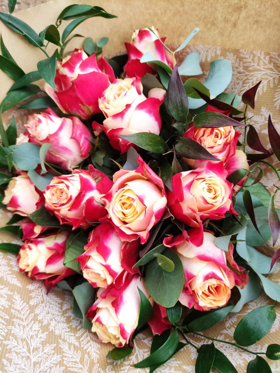 bouquet de roses équateur